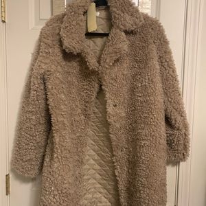 Tan Sherpa coat